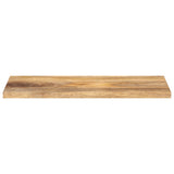 Vidaxl tafelblad rechthoekig 90x30x3,8 cm massief mangohout