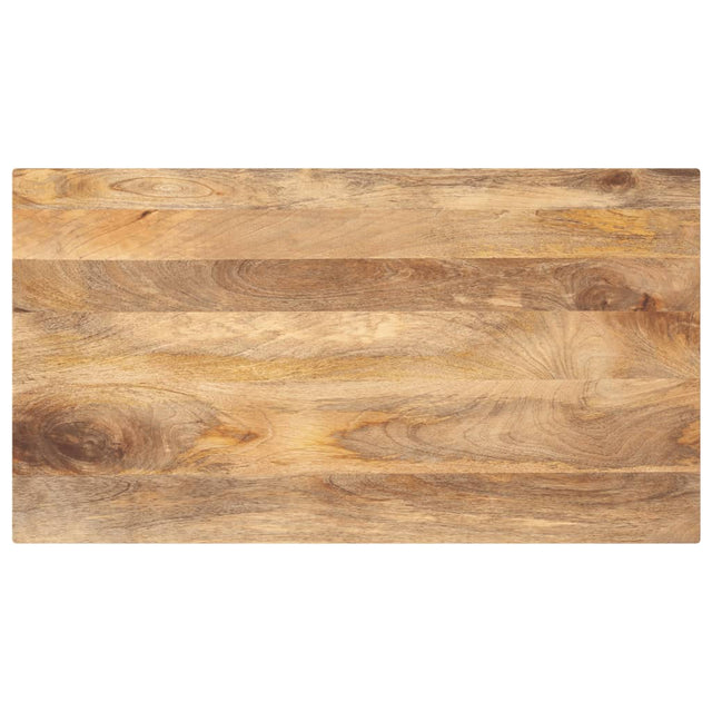Vidaxl tafelblad rechthoekig 100x50x3,8 cm massief mangohout