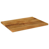 Vidaxl tafelblad rechthoekig 80x60x2,5 cm massief mangohout