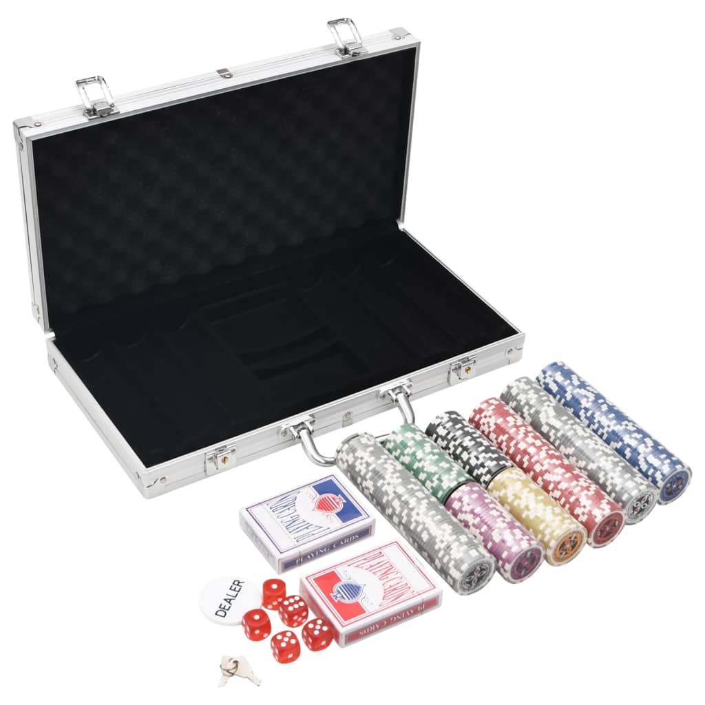 Vidaxl 300-piece poker set 11.5 g