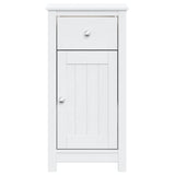 Vidaxl badkamerkast berg 40x34x80 cm massief grenenhout wit