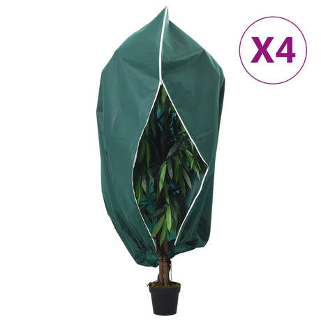 Vidaxl planthoezen met ritssluiting 4 st 70 g m² 2,36x2 m