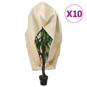 Vidaxl plantenhoezen met ritssluiting 10 st 70 g m² 2,36x2 m