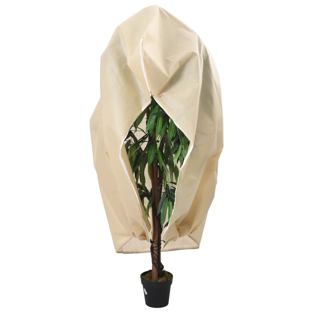 Vidaxl plantenhoezen met ritssluiting 10 st 70 g m² 3,93x3 m