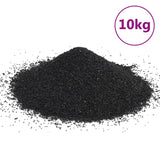 Vidaxl akvarijski pesek 10 kg 0,2-2 mm črna