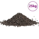 Vidaxl basaltgrind 25 kg 5-8 mm črna