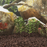 Vidaxl lavastenen 10 kg 5-8 cm rood