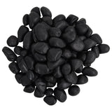 Vidaxl kiezelstenen gepolijst 2-5 cm 25 kg zwart