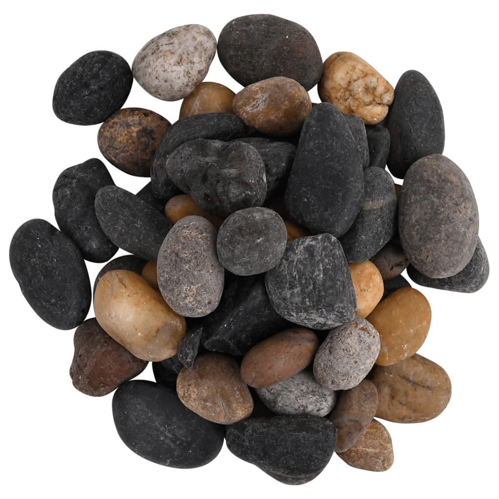 Vidaxl kiezelstenen gepolijst 5-8 cm 10 kg meerkleurig
