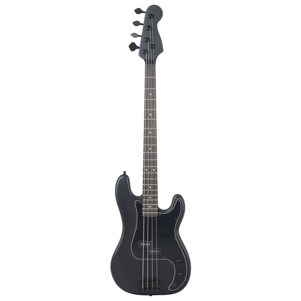 Guitare basse vidaxl pour les débutants électriques avec sac 4 4 46 noir