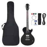 Vidaxl Guitar za začetnike Electric z torbo 4 4 39 Black