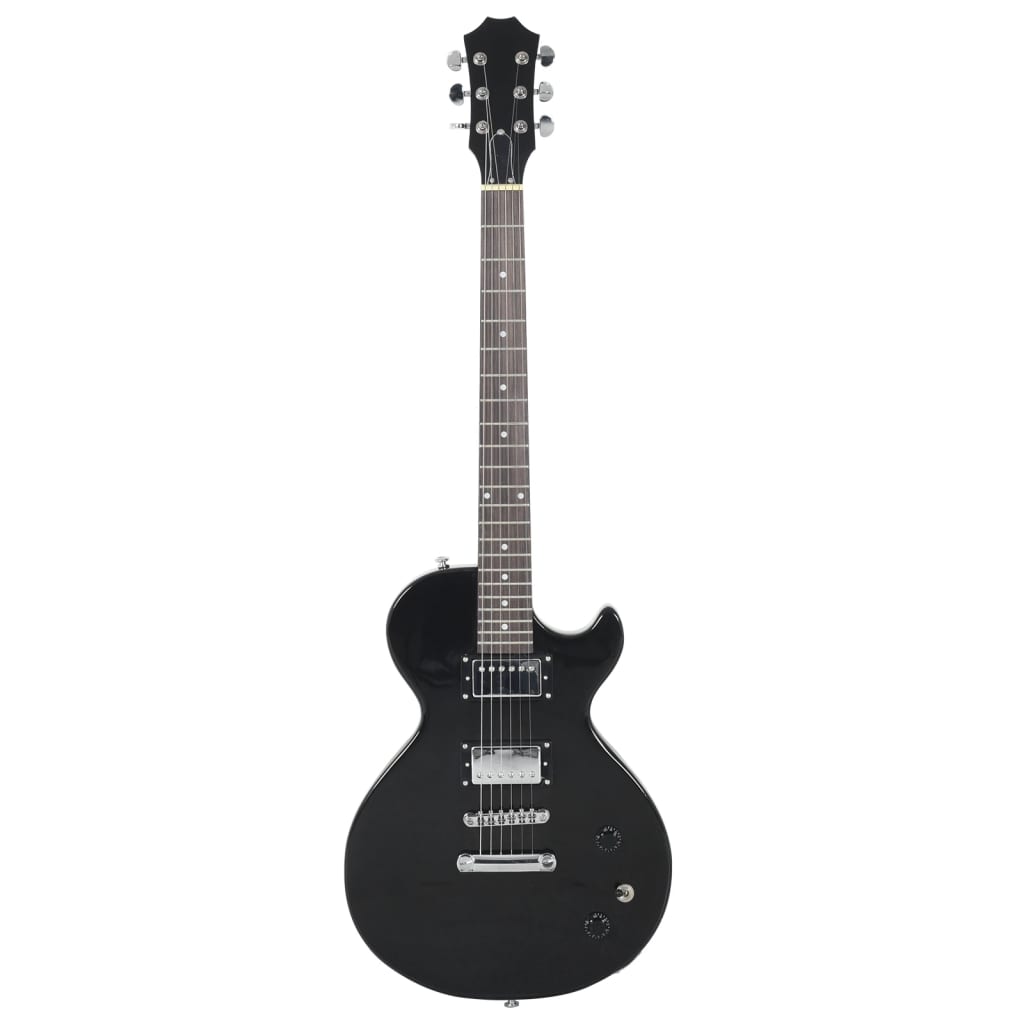 Guitare vidaxl pour les débutants électriques avec sac 4 4 39 noir