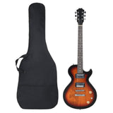 Guitarra Vidaxl para principiantes eléctricos con bolsa 4 4 39 Negro