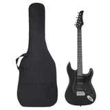 Guitare vidaxl pour les débutants électriques avec sac 4 4 39 noir