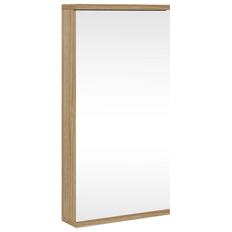Vidaxl badkamerkast met spiegel 30x24x60 cm eikenkleurig