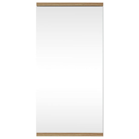 Vidaxl badkamerkast met spiegel 30x24x60 cm eikenkleurig