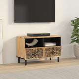 Vidaxl tv-meubel 70x33x46 cm massief mangohout