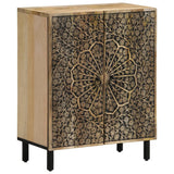 Vidaxl bijzetkast 60x33x75 cm massief mangohout
