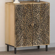 Vidaxl bijzetkast 60x33x75 cm massief mangohout