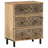 Vidaxl bijzetkast 60x33x75 cm massief mangohout