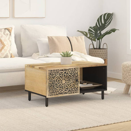 Vidaxl salontafel 80x50x40 cm massief mangohout