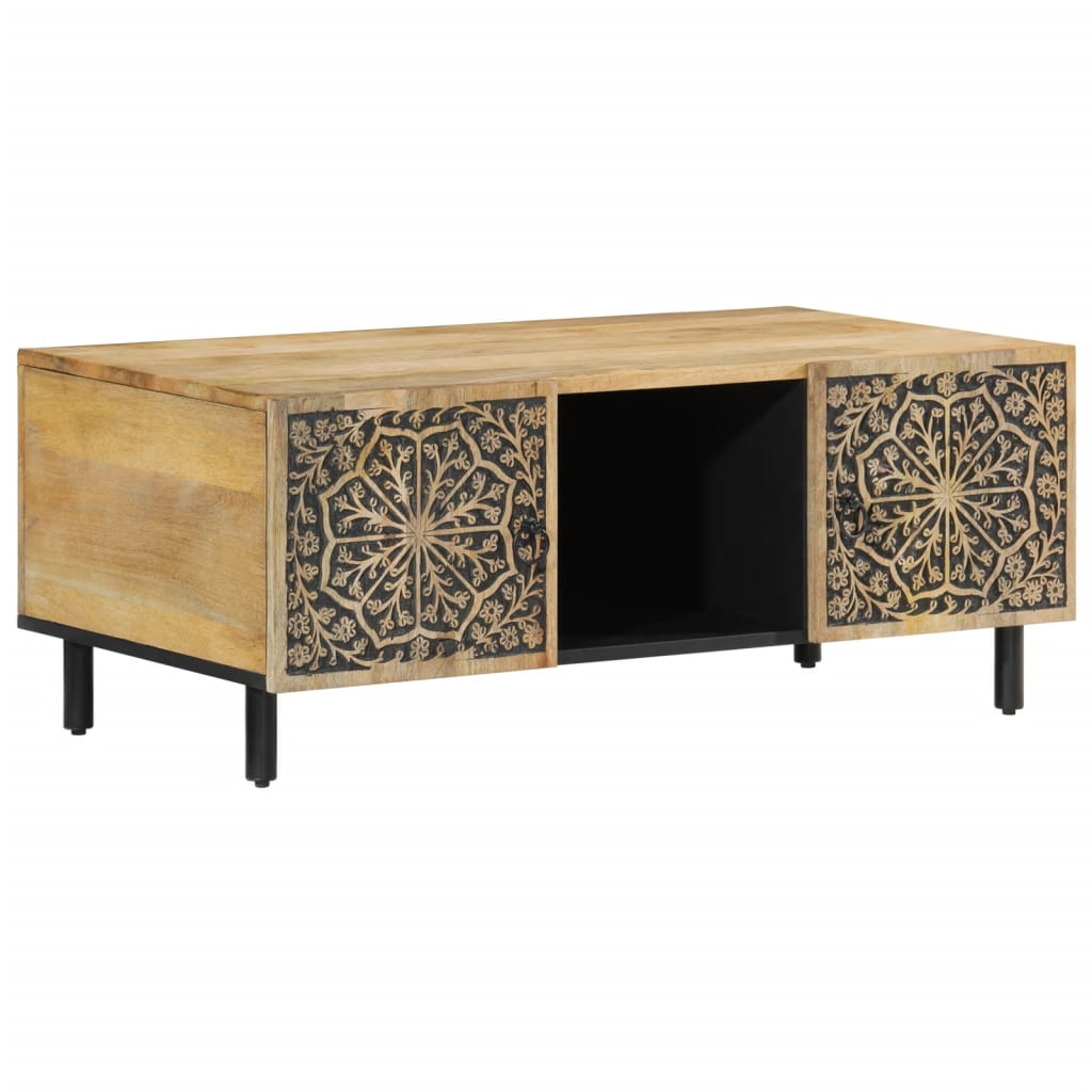Vidaxl salontafel 100x54x40 cm massief mangohout