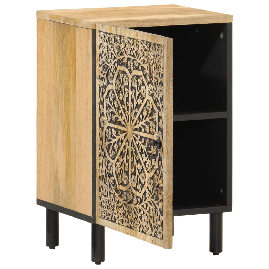 Vidaxl badkamerkast 38x33x58 cm massief mangohout