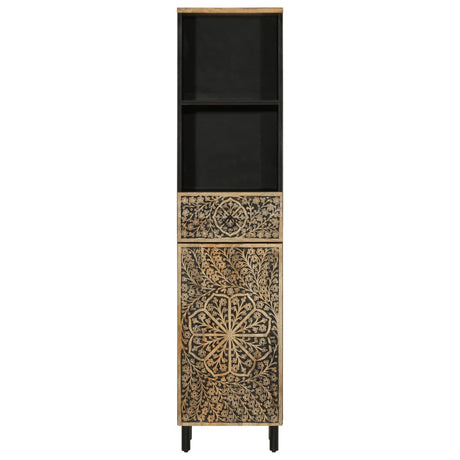 Vidaxl badkamerkast 38x33x160 cm massief mangohout