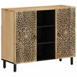 Vidaxl bijzetkast 90x33x75 cm massief mangohout