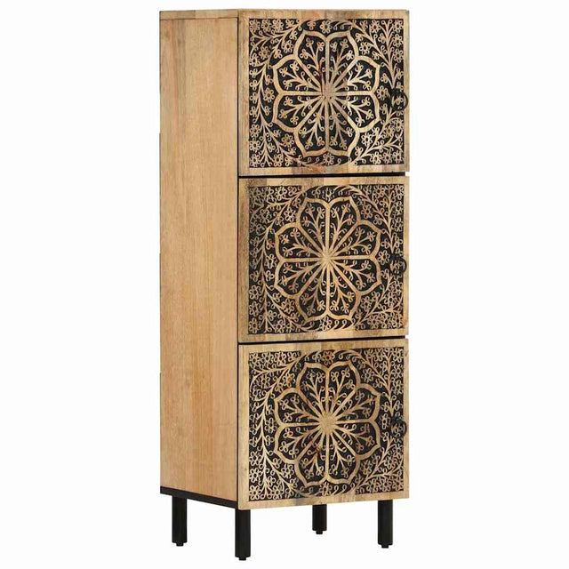 Vidaxl bijzetkast 40x33x110 cm massief mangohout
