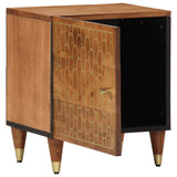 Vidaxl nachtkastjes 2 st 40x33x46 cm massief mangohout
