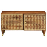 Vidaxl salontafel 80x50x40 cm massief mangohout