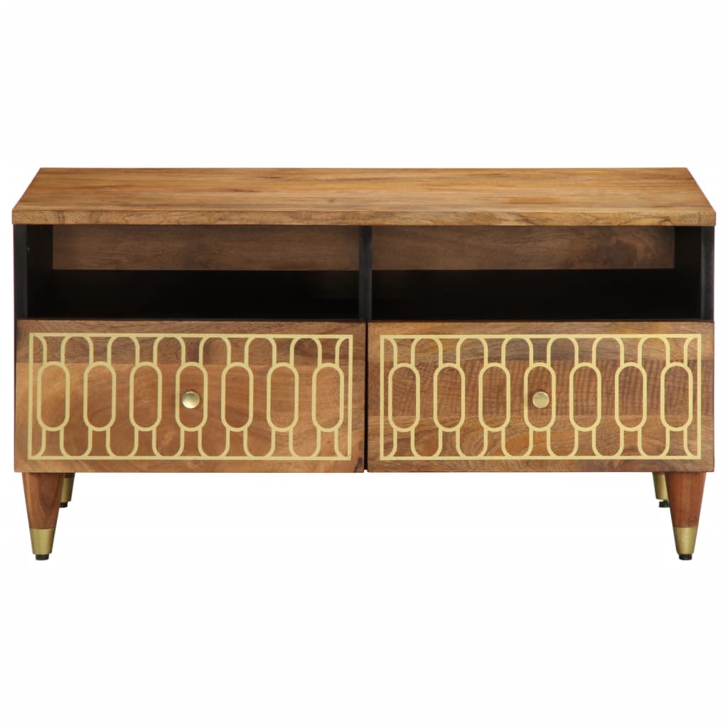Vidaxl salontafel 80x54x40 cm massief mangohout
