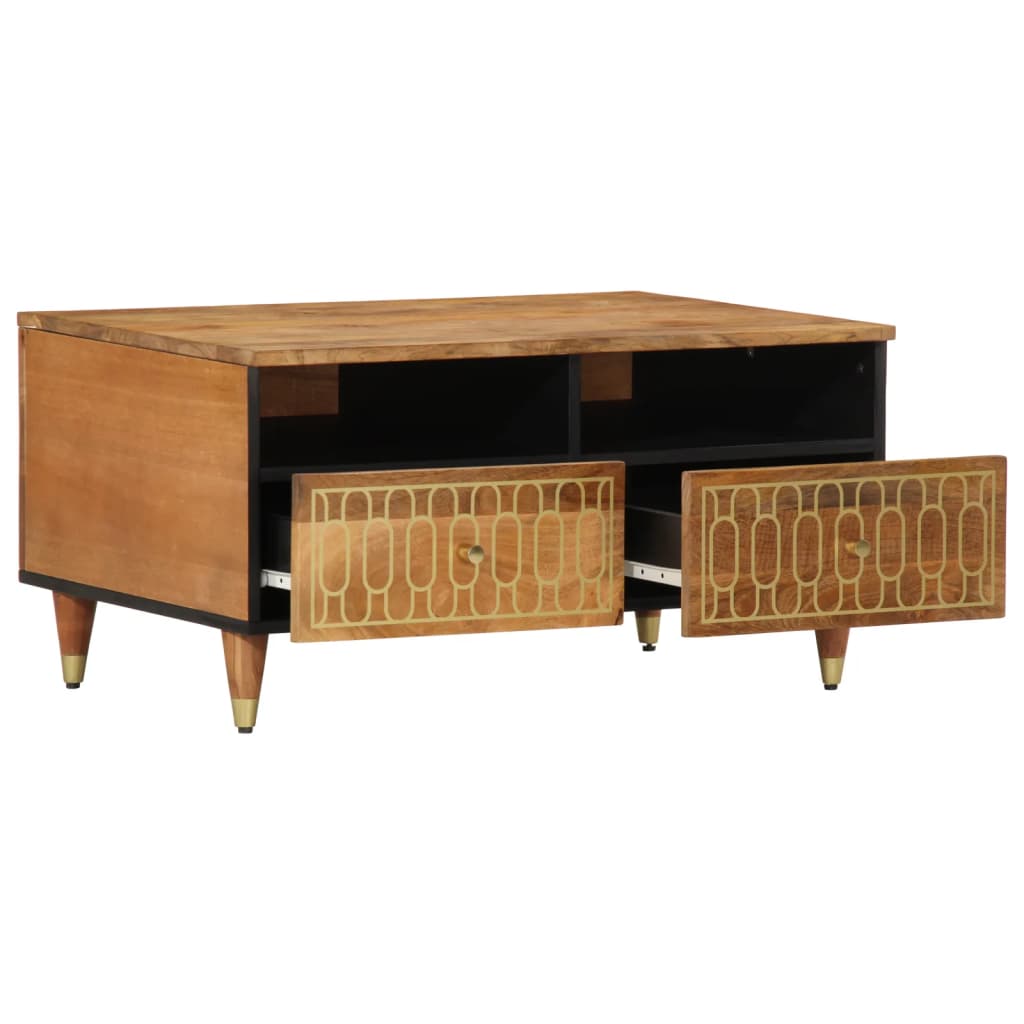Vidaxl salontafel 80x54x40 cm massief mangohout