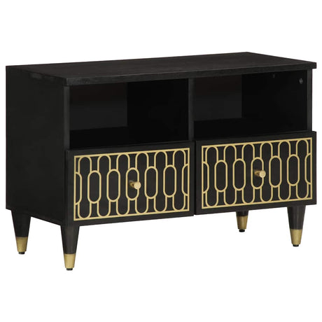 Vidaxl tv-meubel 70x33x46 cm massief mangohout