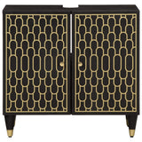 Vidaxl wastafelkast 62x33x58 cm massief mangohout
