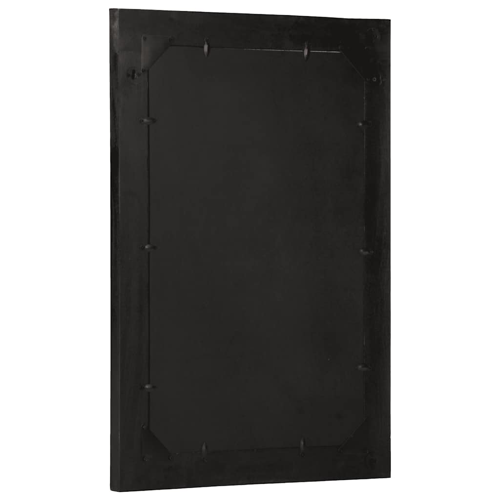 Vidaxl badkamerspiegel 50x70x2,5 cm massief mangohout en glas