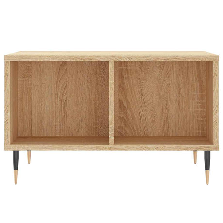 Vidaxl salontafel 60x50x36,5 cm bewerkt hout sonoma eikenkleurig