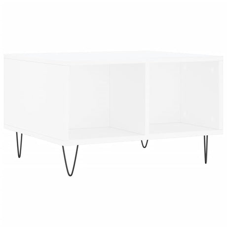 Vidaxl salontafel 60x50x36,5 cm bewerkt hout wit