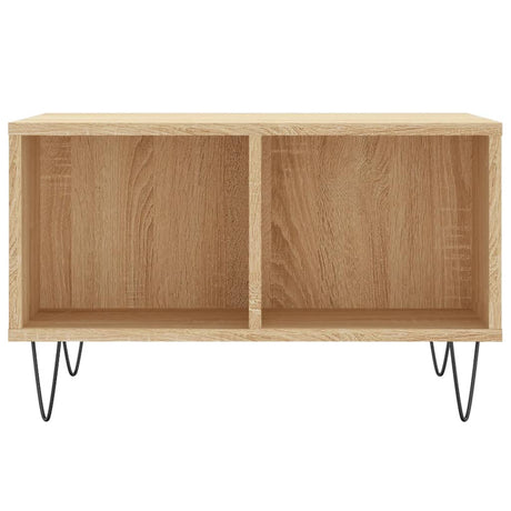 Vidaxl salontafel 60x50x36,5 cm bewerkt hout sonoma eikenkleurig