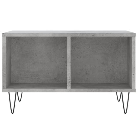 Vidaxl salontafel 60x50x36,5 cm bewerkt hout betongrijs