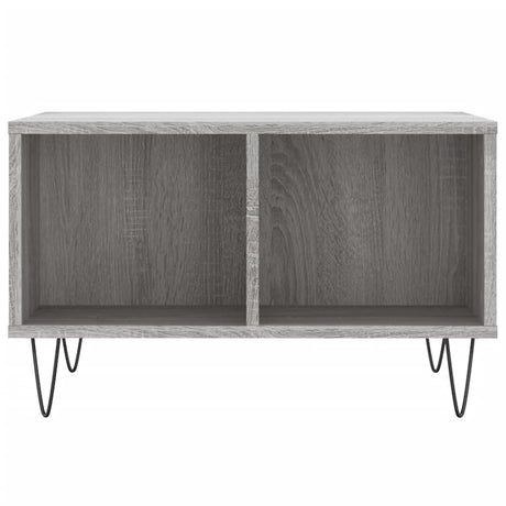 Vidaxl salontafel 60x50x36,5 cm bewerkt hout grijs