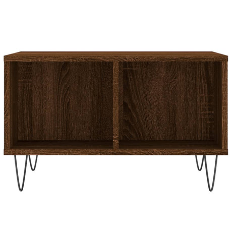 Vidaxl salontafel 60x50x36,5 cm bewerkt hout bruin eikenkleur
