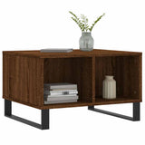 Vidaxl salontafel 60x50x36,5 cm bewerkt hout bruin eikenkleur