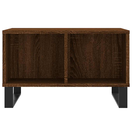 Vidaxl salontafel 60x50x36,5 cm bewerkt hout bruin eikenkleur