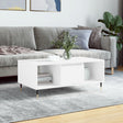 Vidaxl salontafel 90x50x36,5 cm bewerkt hout wit