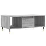 Vidaxl salontafel 90x50x36,5 cm bewerkt hout grijs sonoma