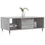 Vidaxl salontafel 90x50x36,5 cm bewerkt hout grijs sonoma