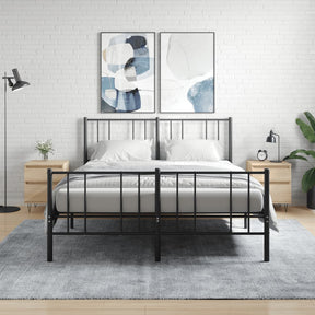 Vidaxl nachtkastjes 2 st 40x35x50 cm sonoma eikenkleurig