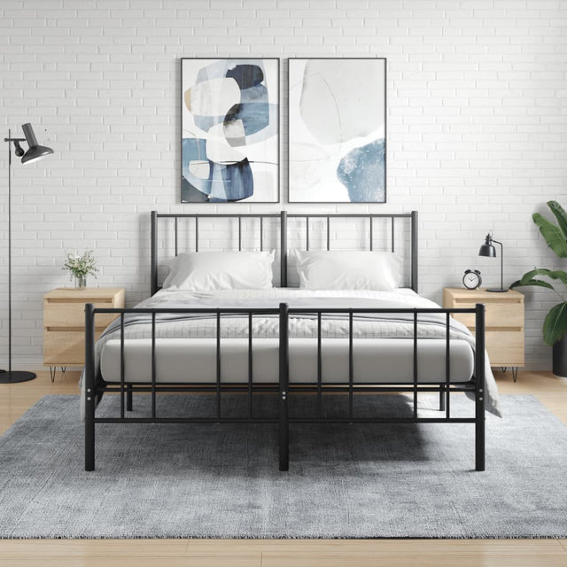 Vidaxl nachtkastjes 2 st 40x35x50 cm sonoma eikenkleurig